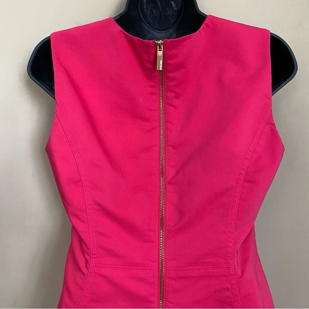 Calvin Klein Hot Pink Sleeveless Sheath Dress - Picture 7 of 9
